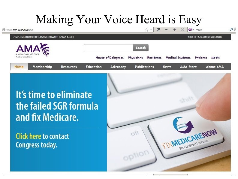 Making Your Voice Heard is Easy 