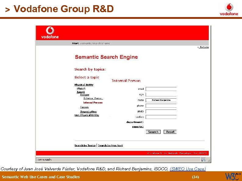 (34) > Vodafone Group R&D Richard Benjamins Courtesy of Juan José Valverde Fúster, Vodafone