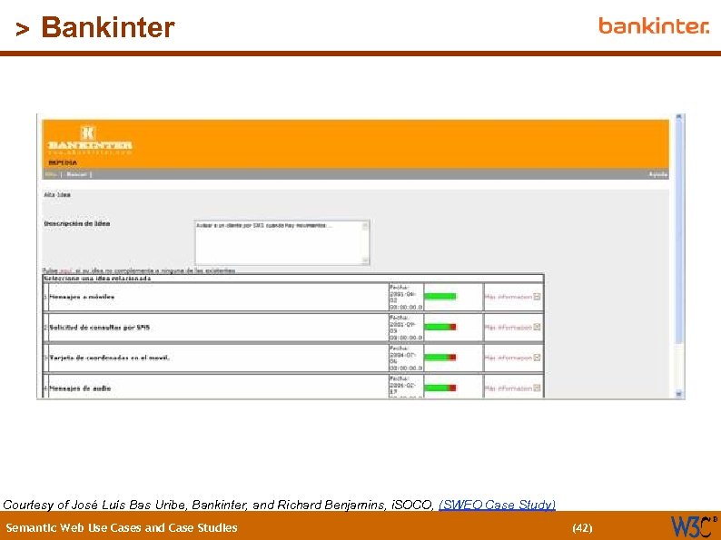 (42) > Bankinter Courtesy of José Luís Bas Uribe, Bankinter, and Richard Benjamins, i.