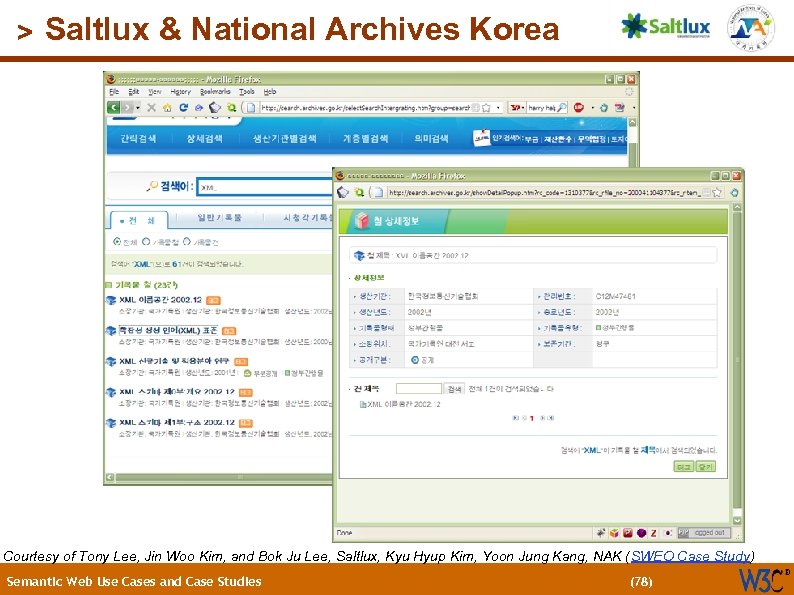 (78) > Saltlux & National Archives Korea Courtesy of Tony Lee, Jin Woo Kim,