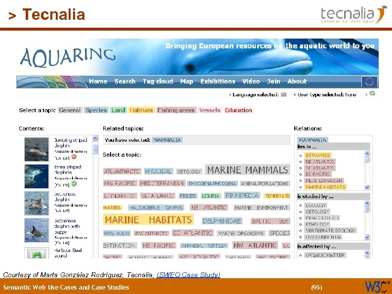 (95) > Tecnalia Courtesy of Marta González Rodríguez, Tecnalia, (SWEO Case Study) Semantic Web