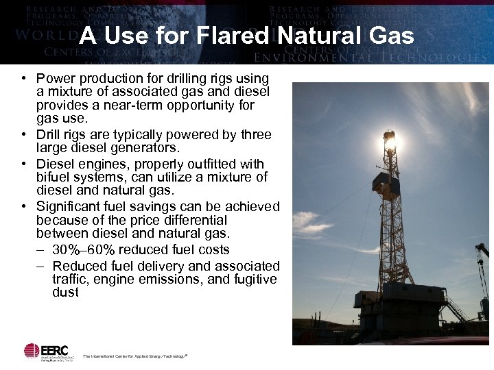 Utilization of Associated Gas to Power Drilling Rigs