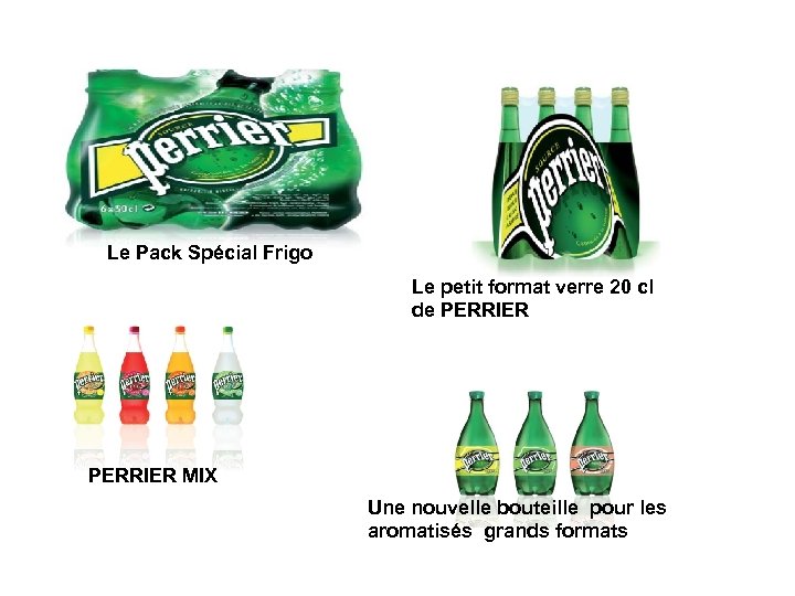 Le Pack Spécial Frigo Le petit format verre 20 cl de PERRIER MIX Une