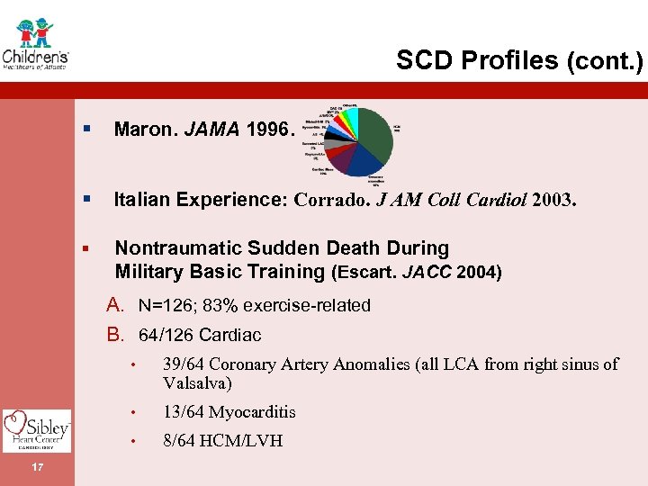 SCD Profiles (cont. ) § Maron. JAMA 1996. § Italian Experience: Corrado. J AM