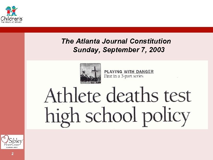 The Atlanta Journal Constitution Sunday, September 7, 2003 2 