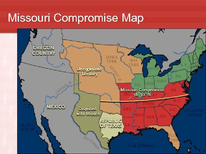 Missouri Compromise Map 