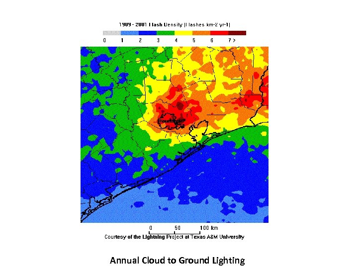 Annual Cloud to Ground Lighting 