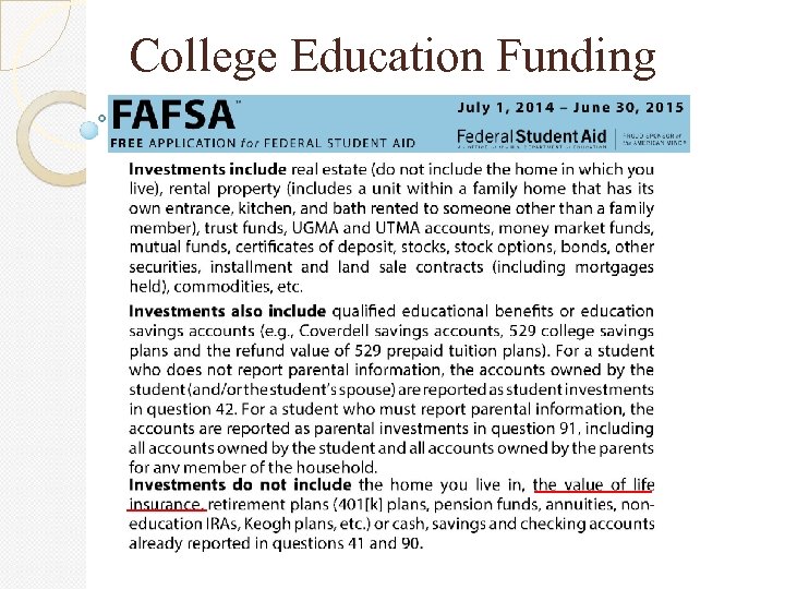 College Education Funding 