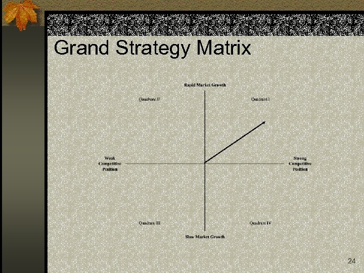 Grand Strategy Matrix 24 