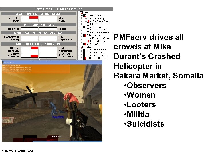 PMFserv drives all crowds at Mike Durant’s Crashed Helicopter in Bakara Market, Somalia •