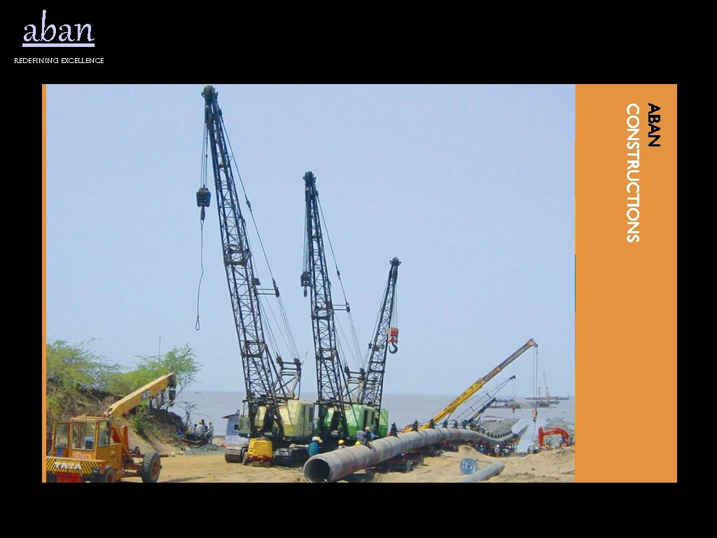 aban Redefining excellence ABAN CONSTRUCTIONS 