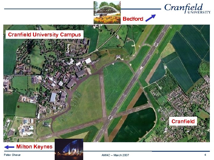 Bedford Cranfield University Campus Cranfield Milton Keynes Peter Sherar AMAC – March 2007 4