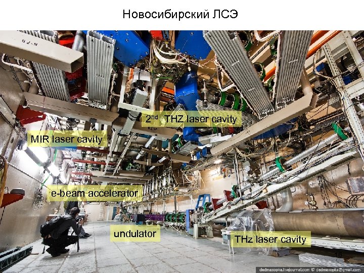 Новосибирский ЛСЭ 2 nd THZ laser cavity MIR laser cavity e-beam accelerator undulator THz