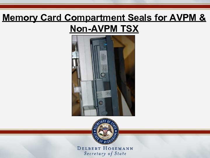 Memory Card Compartment Seals for AVPM & Non-AVPM TSX 