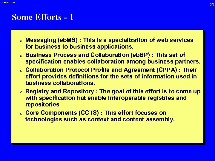 3/15/2018 21: 27 Some Efforts - 1 0 Messaging (eb. MS) : This is