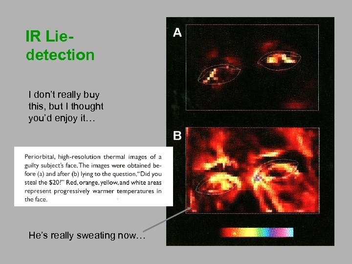 IR Liedetection I don’t really buy this, but I thought you’d enjoy it… He’s