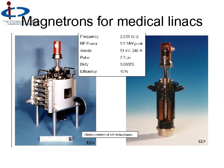 Magnetrons for medical linacs 