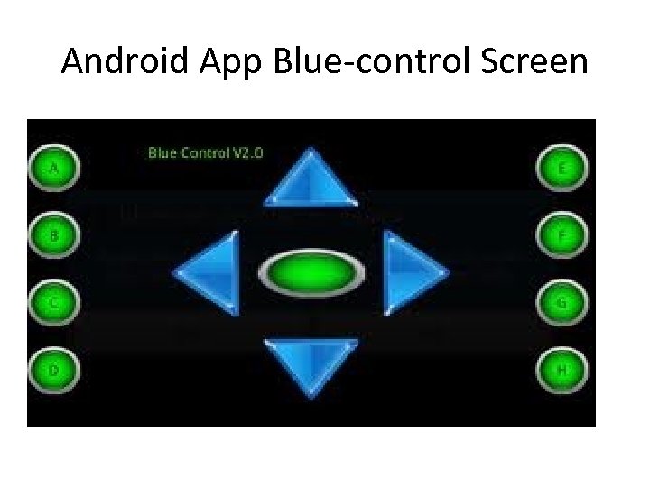 Android App Blue-control Screen 