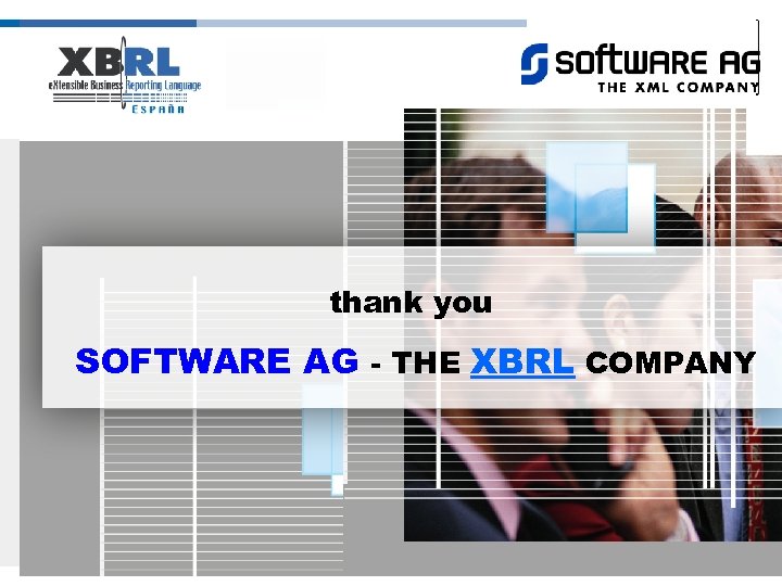 thank you SOFTWARE AG - THE XBRL COMPANY 