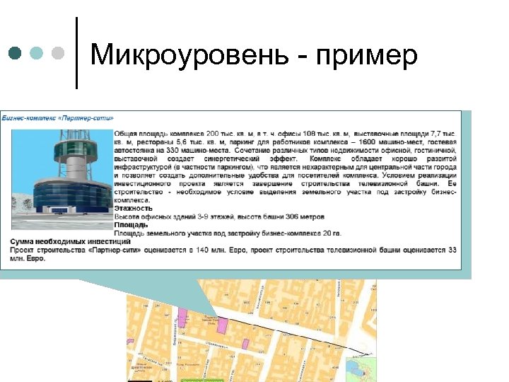 Микроуровень - пример 