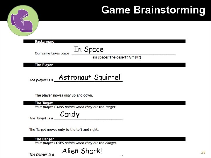 Game Brainstorming In Space Astronaut Squirrel Candy Alien Shark! 23 