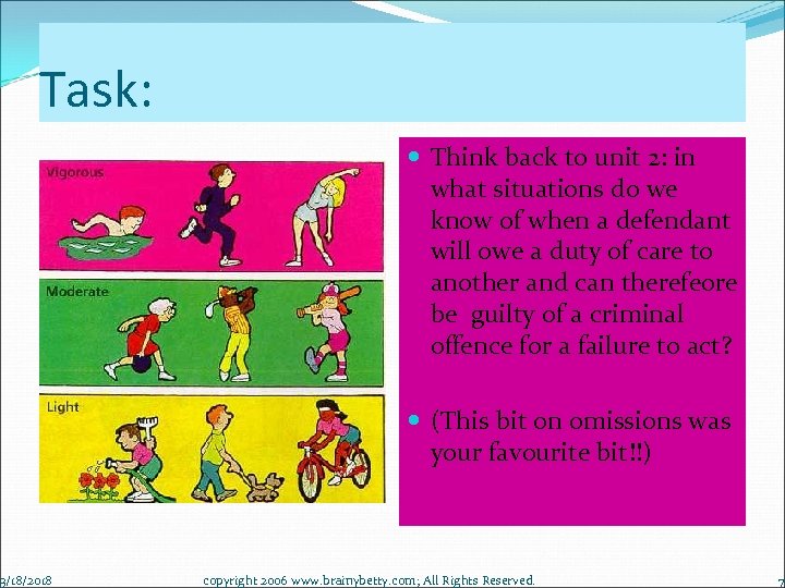 Task: 3/18/2018 Think back to unit 2: in what situations do we know of