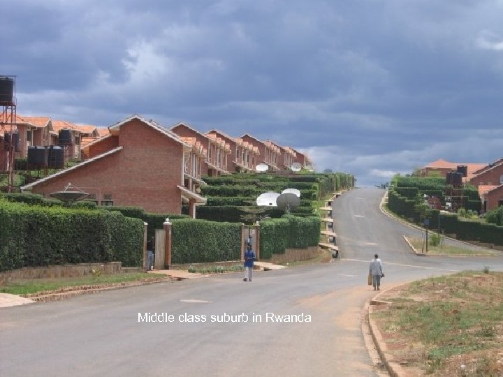 Middle class suburb in Rwanda 