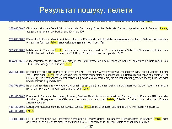 Результат пошуку: пелети 23 