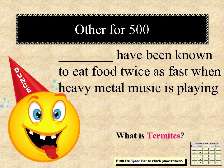 Other for 500 ____ have been known to eat food twice as fast when