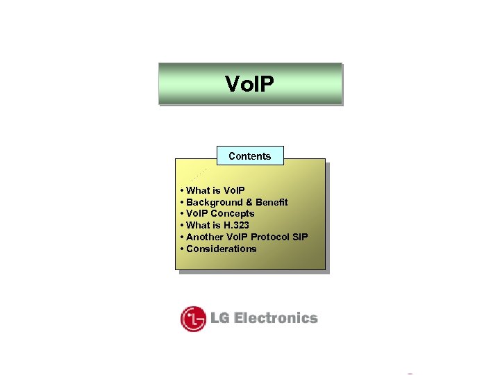 Vo. IP Contents • What is Vo. IP • Background & Benefit • Vo.