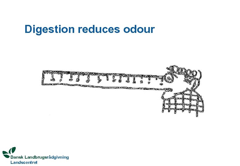 Digestion reduces odour Dansk Landbrugsrådgivning Landscentret 