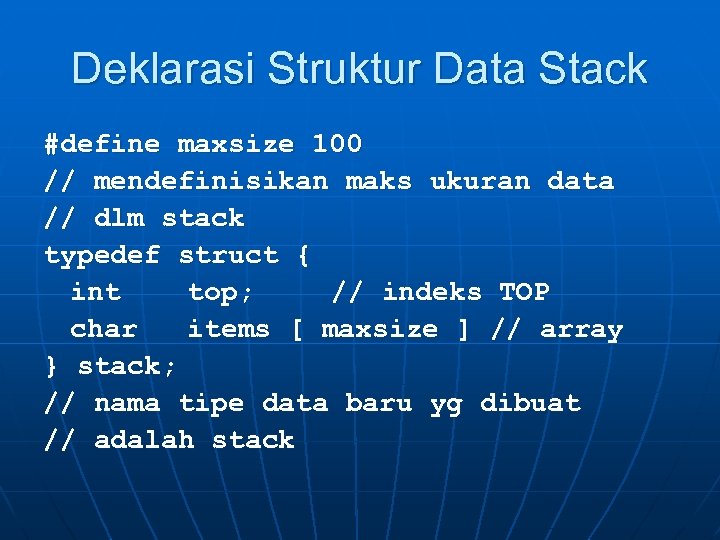 Typedef struct