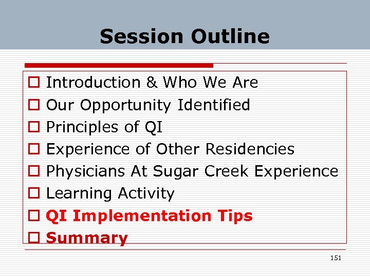 Session Outline o o o o Introduction & Who We Are Our Opportunity Identified