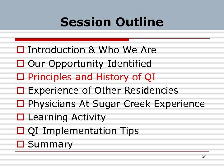 Session Outline o o o o Introduction & Who We Are Our Opportunity Identified