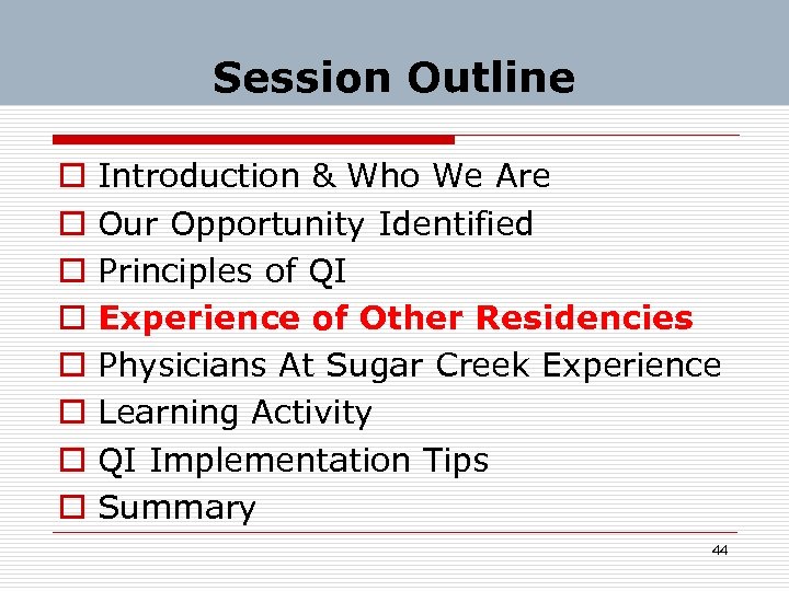Session Outline o o o o Introduction & Who We Are Our Opportunity Identified
