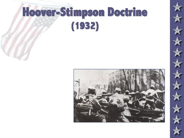 Hoover-Stimpson Doctrine (1932) 