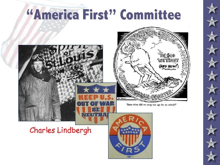 “America First” Committee Charles Lindbergh 