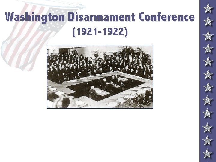 Washington Disarmament Conference (1921 -1922) 