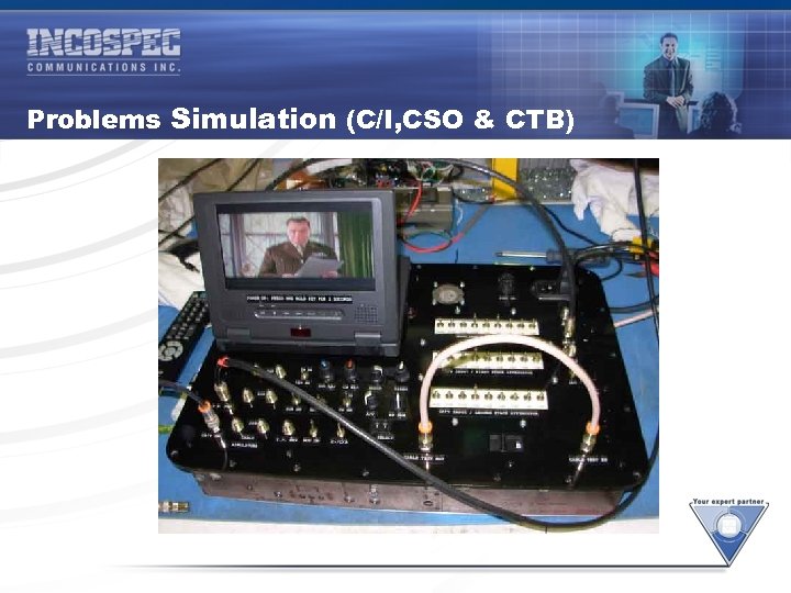 Identifying Picture Problems in a HFC Network Problems Simulation (C/I, CSO & CTB) 