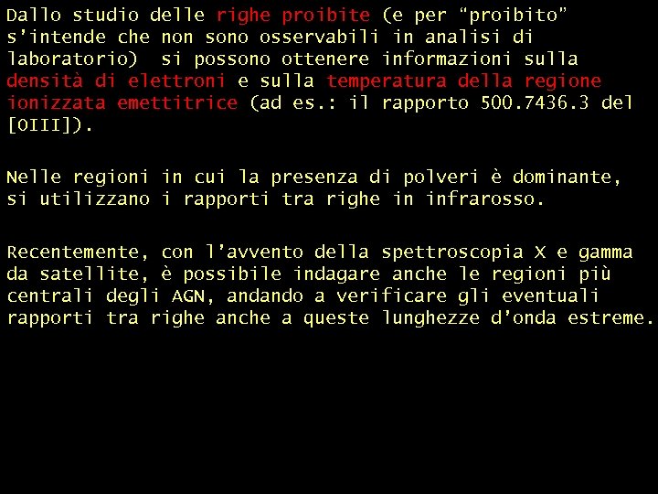 i o n e Dallo studio delle righe proibite (e per “proibito” s’intende che