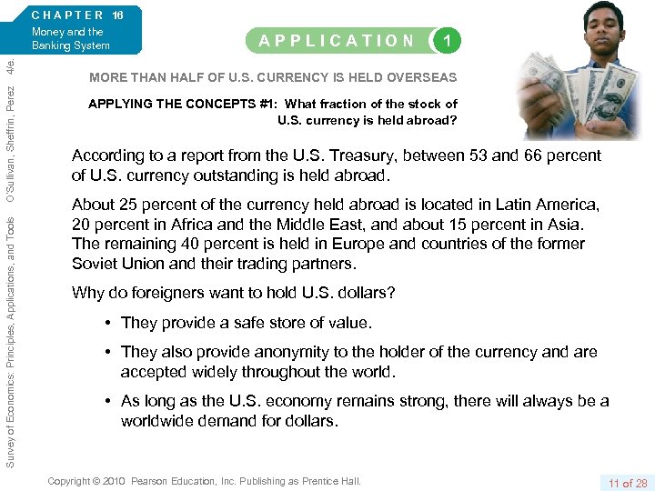 Survey of Economics: Principles, Applications, and Tools O’Sullivan, Sheffrin, Perez 4/e. C H A