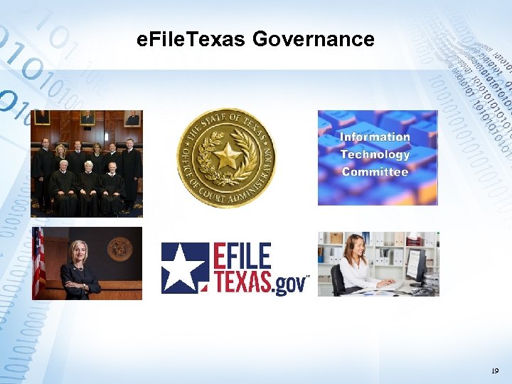 e. File. Texas Governance 19 