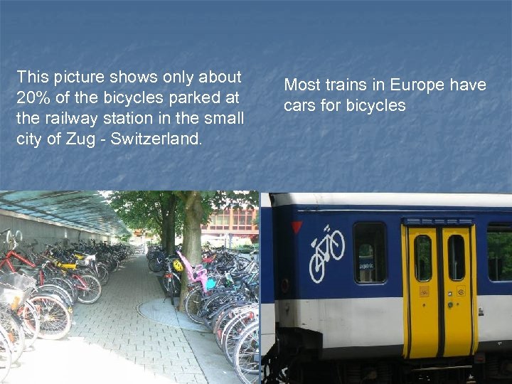 This picture shows only about 20% of the bicycles parked at the railway station