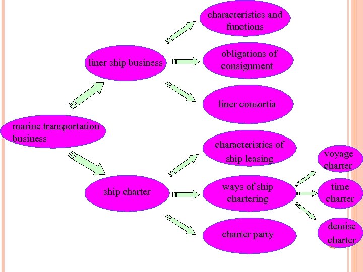 characteristics and functions 　　　 liner ship business obligations of consignment liner consortia marine transportation