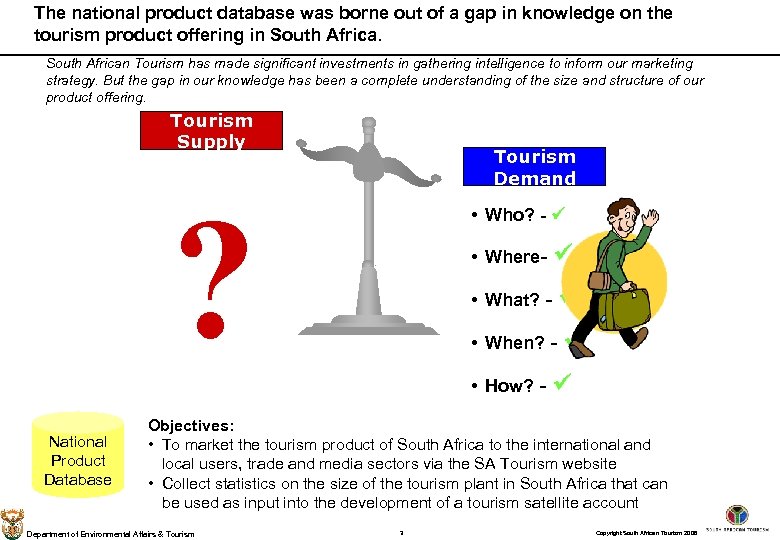 The national product database was borne out of a gap in knowledge on the