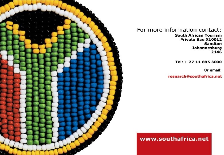 Confidential National Tourism Conference – Johannesburg 2004: version 2 Phase 1 GCP 2004 Monitor