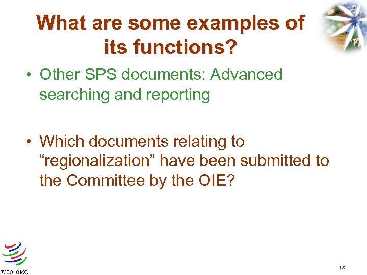 What are some examples of its functions? • Other SPS documents: Advanced searching and