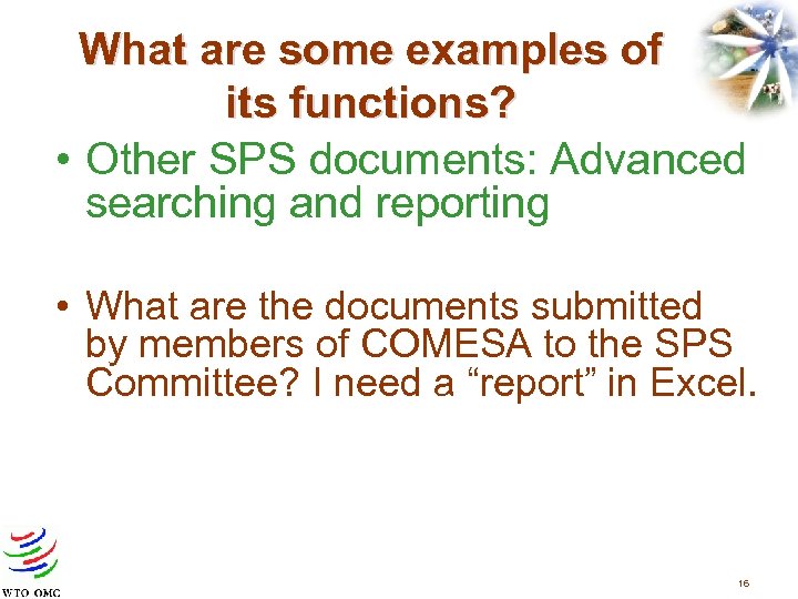 What are some examples of its functions? • Other SPS documents: Advanced searching and