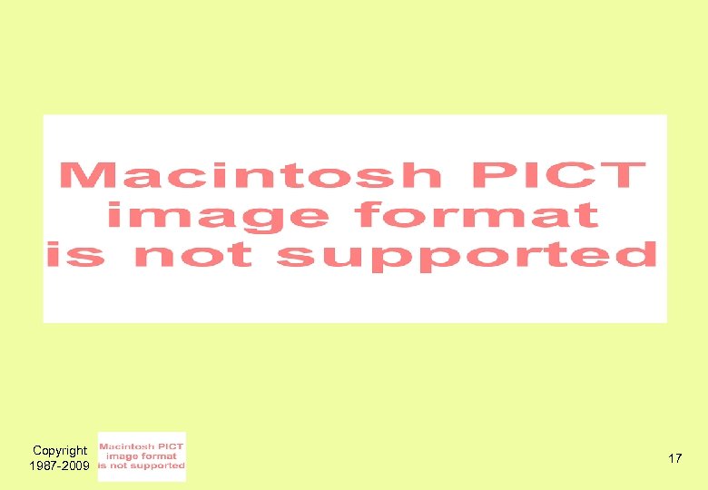 Copyright 1987 -2009 17 