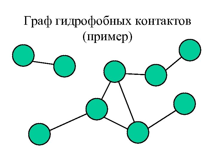 Граф гидрофобных контактов (пример) 